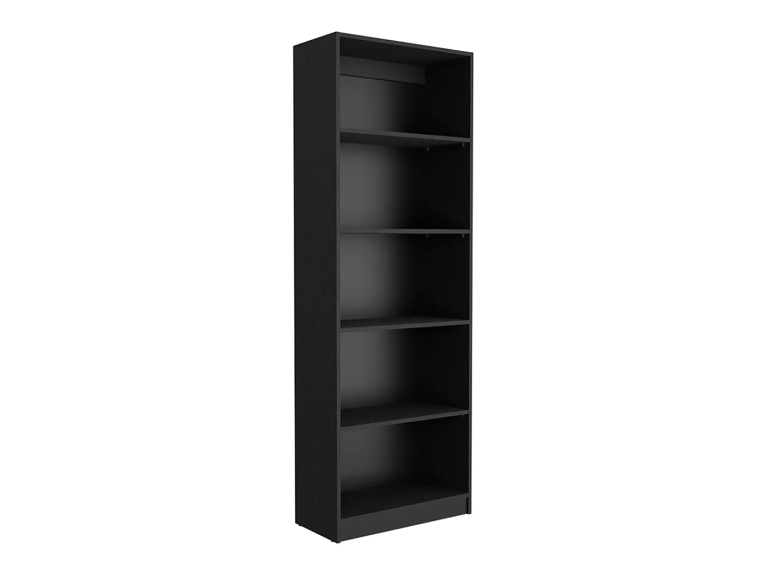 Biblioteca|TuHome Conjunto de estante de escritório em melamina de 3 peças com prateleiras, 180.6 cm X 188.4 cm X 29.9 cm , Preto