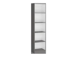 TuHome Conjunto de estantes para escritório em melamina de 3 peças com prateleiras, 180.6 cm X 170.6 cm X 29.9 cm , Multicolorido^ Biblioteca