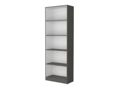 Hot TuHome Conjunto de estantes para escritório em melamina de 3 peças com prateleiras e 4 portas , 180.6 cm X 152.8 cm X 29.9 cm , Multicolor Multicor