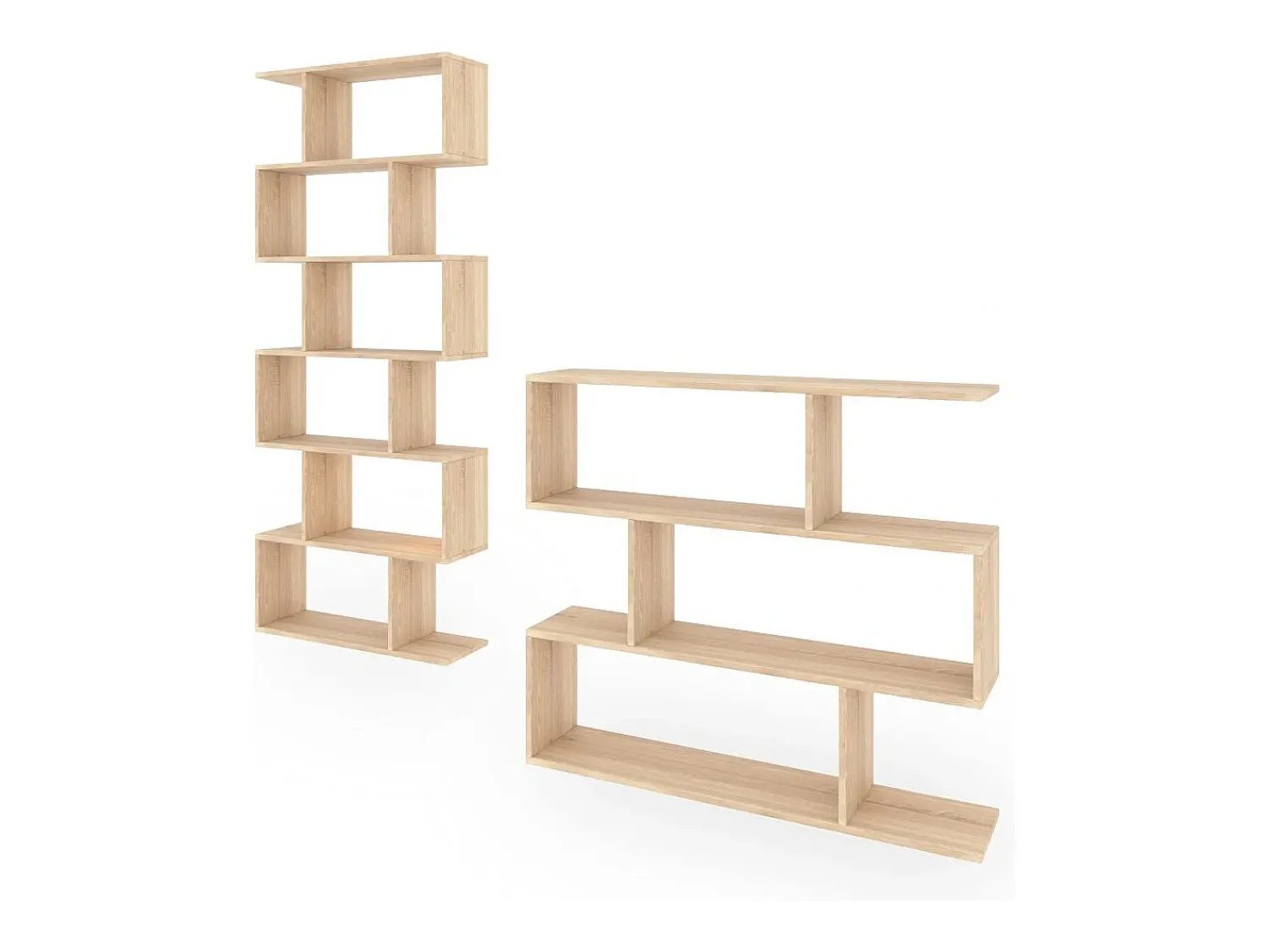 Prateleira|duehome Conjunto de estantes Zoe Castanho