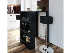 Discount Vicco Conjunto de mesa de bar antracite 57x80x106 Cinza antracite