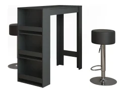Best Vicco Conjunto de mesa de bar antracite 45x110x106 repose Cinza antracite