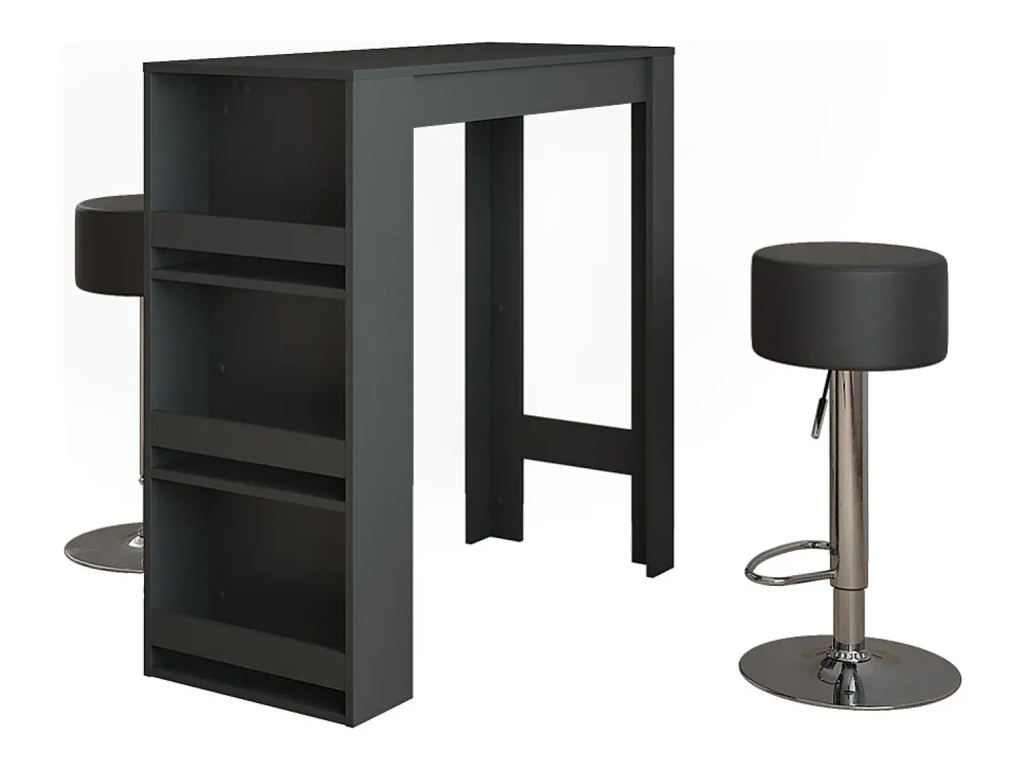 Best Vicco Conjunto de mesa de bar antracite 45x110x106 repose Cinza antracite
