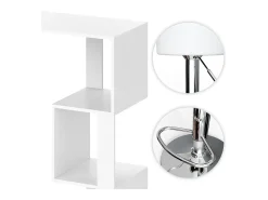 Vicco Conjunto de mesa de bar 113x39.8x111.8 vincent^ Móvel De Bar