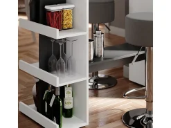 Móvel De Bar|Vicco Conjunto de mesa de bar 108x50x103 dana Branco