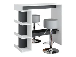 Móvel De Bar|Vicco Conjunto de mesa de bar 108x50x103 dana Branco