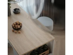 Móvel De Bar|Vicco Conjunto de mesa de bar /sonoma 45x110x106 repose Branco