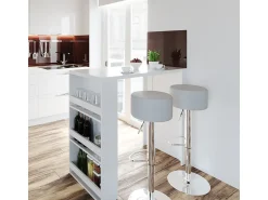 Móvel De Bar|Vicco Conjunto de mesa de bar 57x117x106 Branco