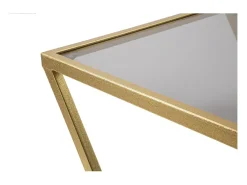 Conjunto de Mesas Auxiliares VKH562, Ouro, 40x40x60 cm, Kendra Home^ Mesa De Apoio