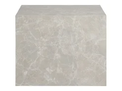 New Conjunto de Mesas Auxiliares Prague, , 40x40x36 cm, Kendra Home Cinzento