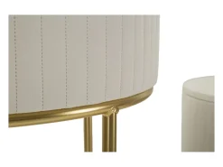 Mesa De Apoio| Conjunto de Mesas Auxiliares VKH772, , 50x50x90 cm, Kendra Home Bege