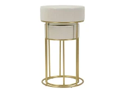 Mesa De Apoio| Conjunto de Mesas Auxiliares VKH772, , 50x50x90 cm, Kendra Home Bege