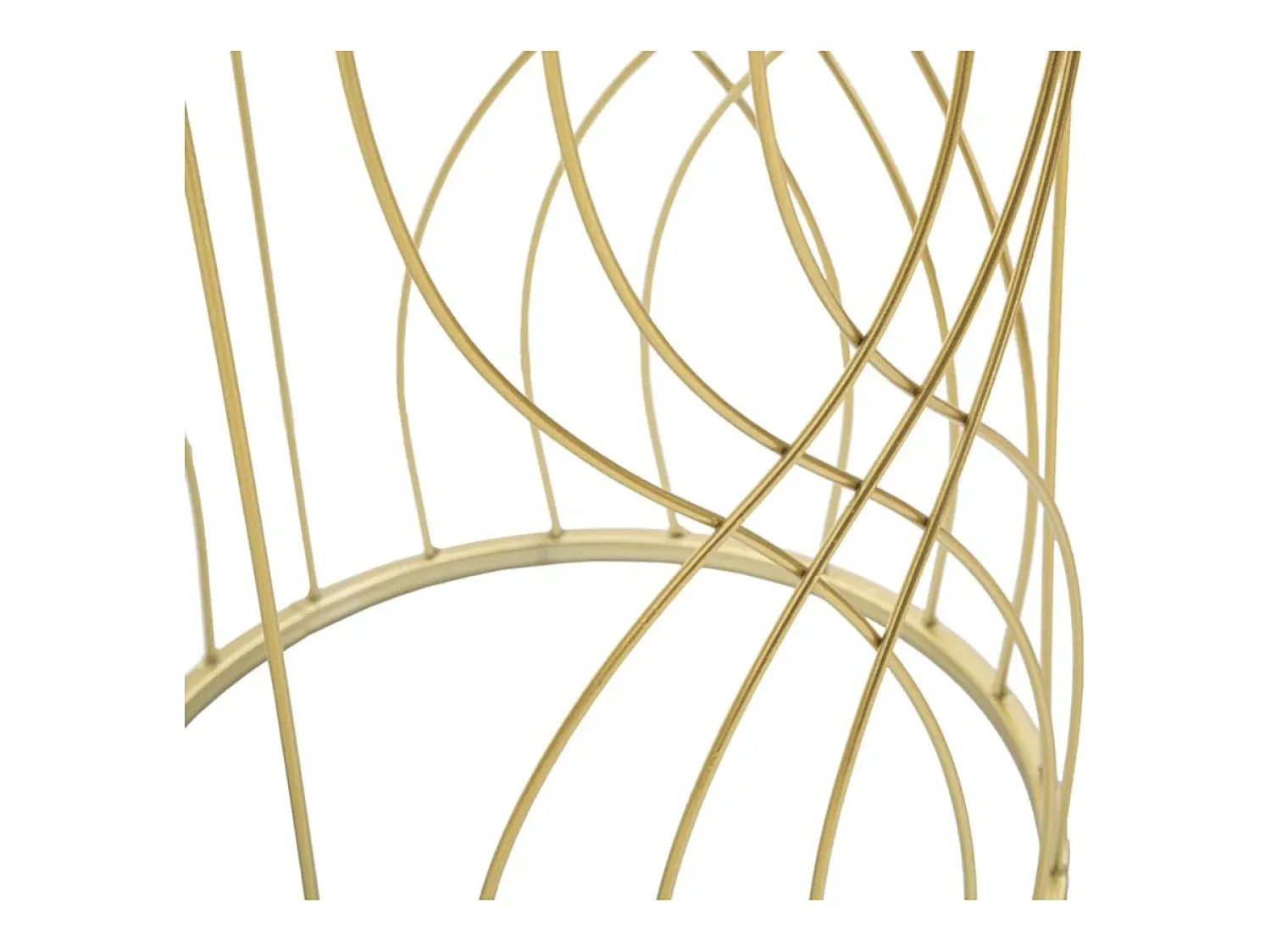 Outlet Conjunto de Mesas Auxiliares VKH545, Ouro, 38x38x55 cm, Kendra Home Dourado