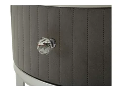 Mesa De Centro* Conjunto de Mesas Auxiliares VKH796, , 70x70x45 cm, Kendra Home Cinzento