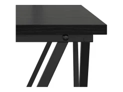 Mesa De Centro| Conjunto de mesas de apoio 2 pcs Carvalho 50x50x40 cm Preto