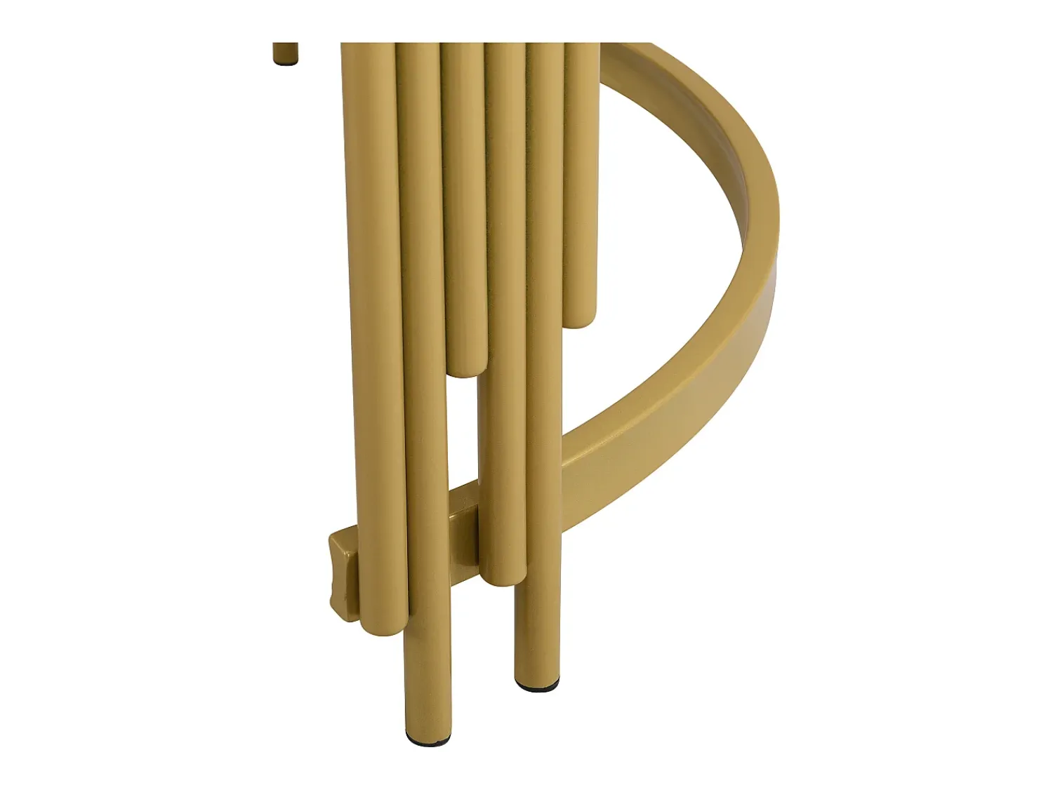 Mesa De Centro|Hauss Spole Conjunto de mesas de centro com tampo em efeito mármore - Estrutura em metal dourado Branco