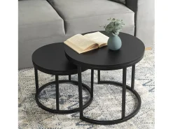 Mesa De Centro* Conjunto de mesas de centro Manu Preto