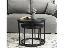 Mesa De Centro* Conjunto de mesas de centro Manu Preto