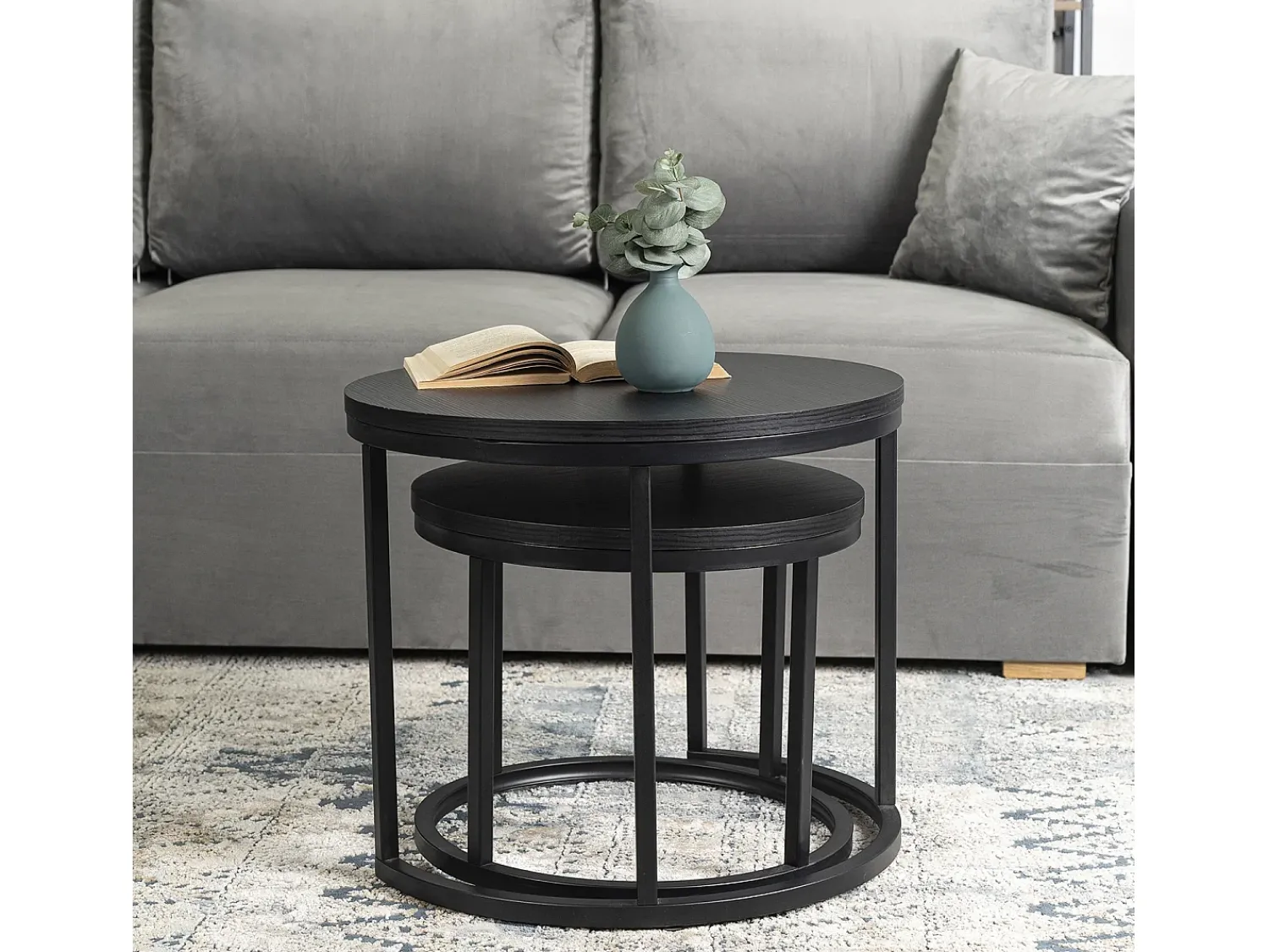 Mesa De Centro* Conjunto de mesas de centro Manu Preto