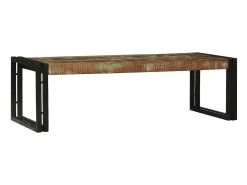 Sale Conjunto de Mesas de centro | Mesa de apoio | Mesa de café 2 Peças Multicolor Madeira recuperada maciça Multicor