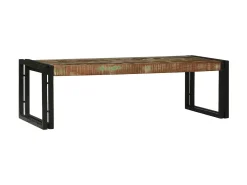 Sale Conjunto de Mesas de centro | Mesa de apoio | Mesa de café 2 Peças Multicolor Madeira recuperada maciça Multicor