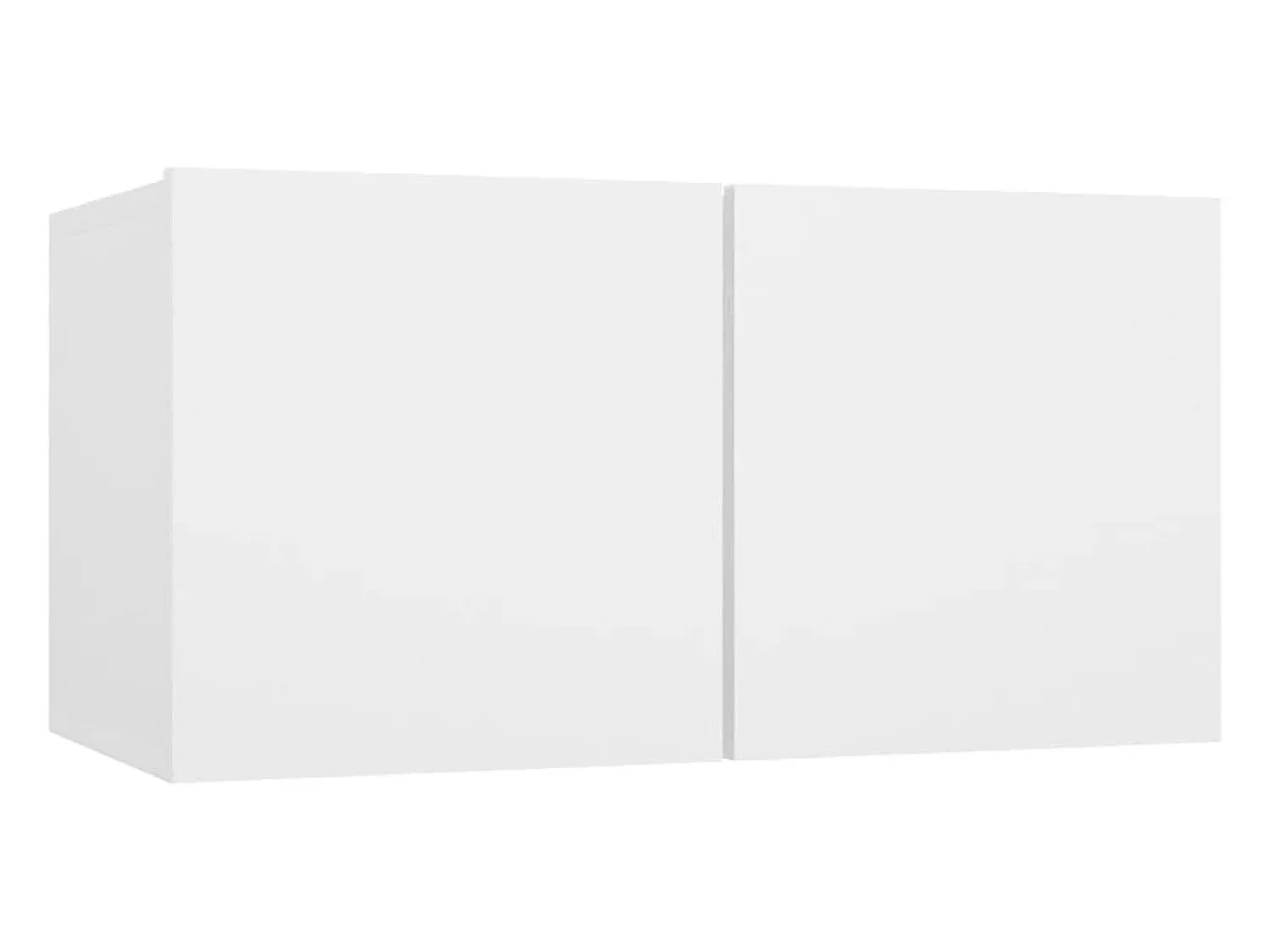 Móvel De Tv|Helloshop26 Conjunto de móveis armário aparador TV televisão sala de estar quarto sala de estar 4 peças madeira projetada 02_0024683 Branco