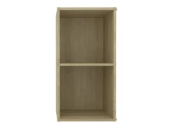 Móvel De Tv|Helloshop26 Conjunto de móveis armário aparador TV televisão sala de estar quarto 8 peças carvalho sonoma madeira projetada marrom 02_0025303 Castanho
