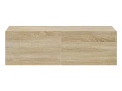 Sale Helloshop26 Conjunto de móveis armário aparador TV televisão sala de estar quarto sala de estar 6 peças sonoma carvalho madeira projetada marrom 02_0025135 Castanho