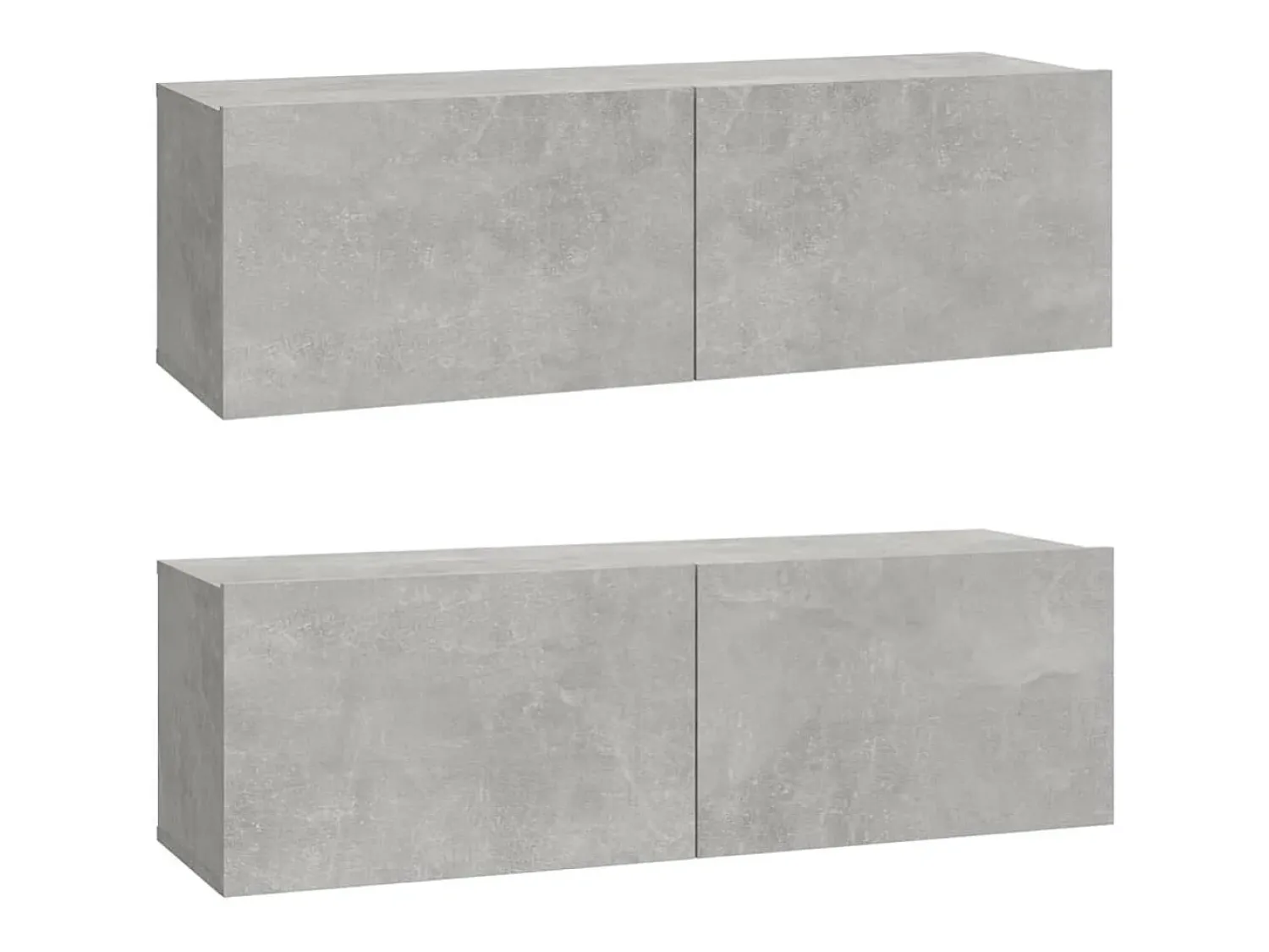 Móvel De Tv*Helloshop26 Conjunto de móveis armário buffet TV televisão sala de estar quarto sala de estar 6 peças madeira projetada cinza 02_0025039 Castanho