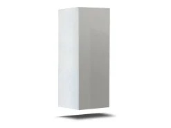 Móvel De Tv|Price Factory Conjunto de móveis de sala de estar suspensos e preto coleção CEPTO XV. 249cm, 8 móveis, leds. Branco