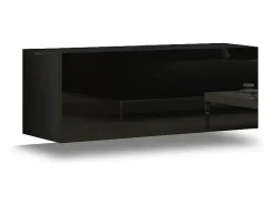 Price Factory Conjunto de móveis de sala de estar s suspensos coleção CEPTO XIV. 256cm, 10 móveis, 10 portas, leds.^ Móvel De Tv