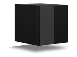 Price Factory Conjunto de móveis de sala de estar e branco suspensos coleção CEPTO XIV. 256cm, 10 móveis, 10 portas, leds.^ Móvel De Tv