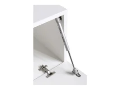 Best Price Factory Conjunto de móveis para sala de estar SWITCH XXII, design em cores e preto. Branco