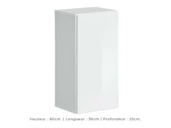 Móvel De Tv*Price Factory Conjunto de móveis para sala de estar estilo industrial SWITCH M2. Cor branca. Branco