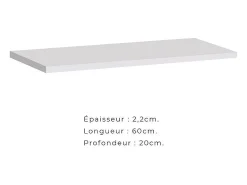 Móvel De Tv|Price Factory Conjunto de móveis para sala de estar estilo industrial SWITCH M5. Cor branca. Branco