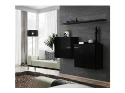 Price Factory Conjunto de móveis para sala de estar SWITCH SBI design, cor brilhante.^ Móvel De Tv