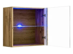 Price Factory Conjunto de móveis para sala de estar SWITCH XXIII, design em carvalho e preto^ Móvel De Tv