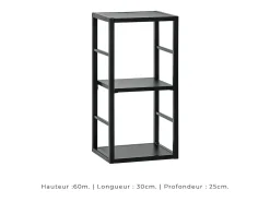Móvel De Tv|Price Factory Conjunto de móveis para sala de estar estilo industrial SWITCH M2. Cor: carvalho. Castanho