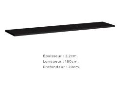 Price Factory Conjunto de móveis para sala de estar SWITCH XXI design, nas cores preto e carvalho.^ Móvel De Tv