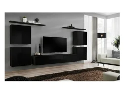 Price Factory Conjunto de móveis para sala de estar SWITCH IV, design moderno, na cor brilhante.^ Móvel De Tv