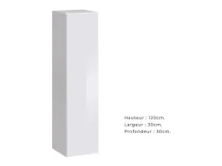 Clearance Price Factory Conjunto de móveis para sala de estar coleção SWITCH II, design, nas cores branco e carvalho Wotan. Castanho