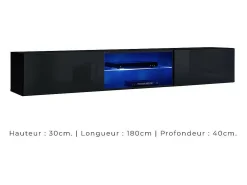 Price Factory Conjunto de móveis para sala de estar SWITCH XXII design, na cor brilhante.^ Móvel De Tv