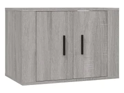 Móvel De Tv|Helloshop26 Conjunto de móveis Sonoma de madeira engenheirada com 3 peças (armário aparador suporte para TV sala de estar quarto sala de TV) - 02_0024637 Castanho
