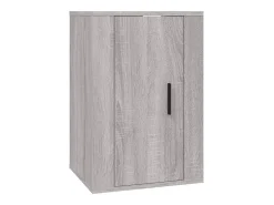 Móvel De Tv|Helloshop26 Conjunto de móveis Sonoma de madeira engenheirada com 3 peças (armário aparador suporte para TV sala de estar quarto sala de TV) - 02_0024637 Castanho