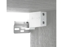 Móvel De Tv|Helloshop26 Conjunto de móveis Sonoma de madeira engenheirada com 4 peças (armário aparador suporte para TV sala de estar quarto sala de TV) - 02_0024836 Castanho