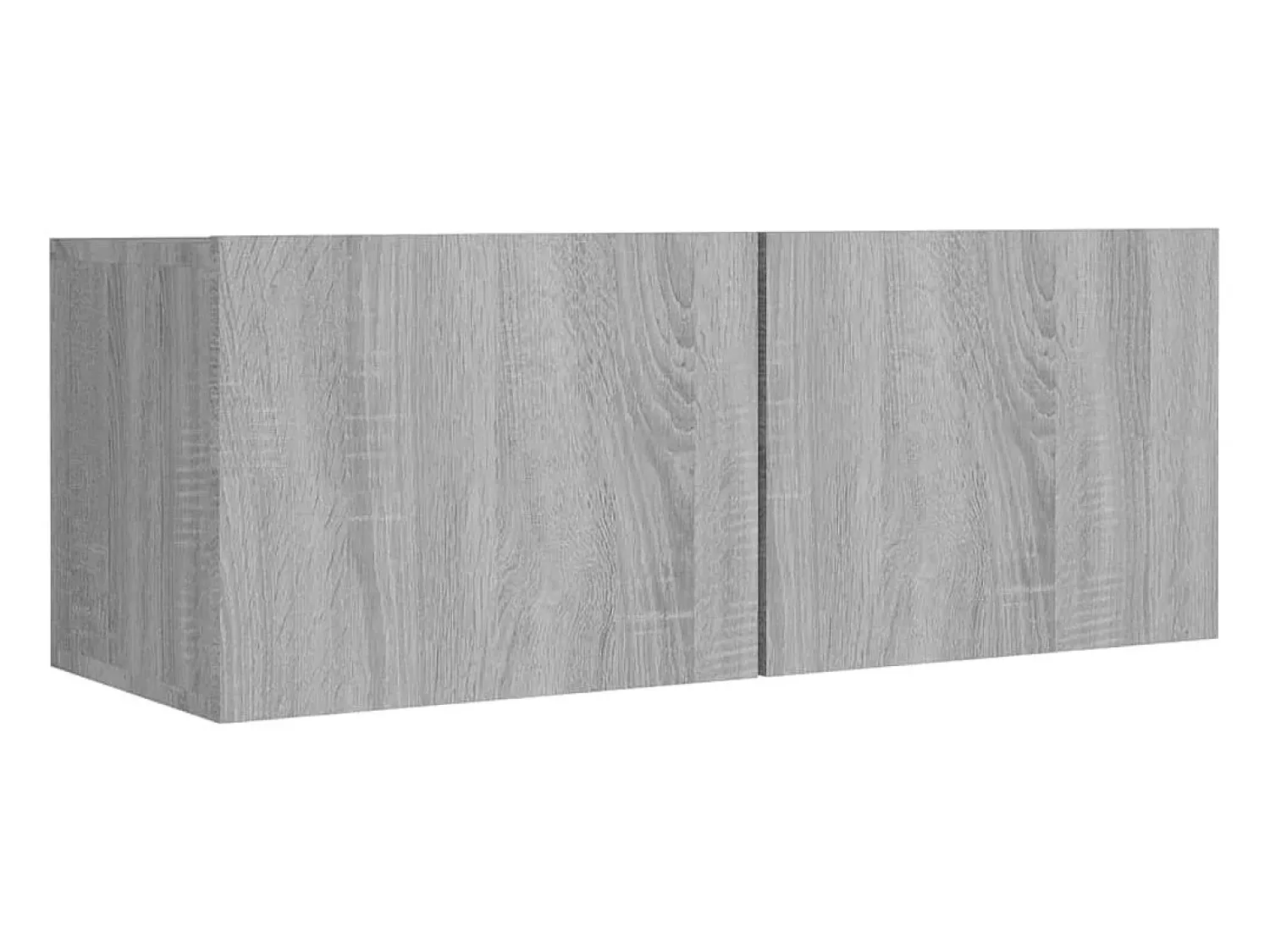 Clearance Helloshop26 Conjunto de móveis Sonoma de 8 peças em madeira engenheirada (armário aparador suporte para TV sala de estar quarto sala de TV) na cor cinza (02_0025327) Castanho