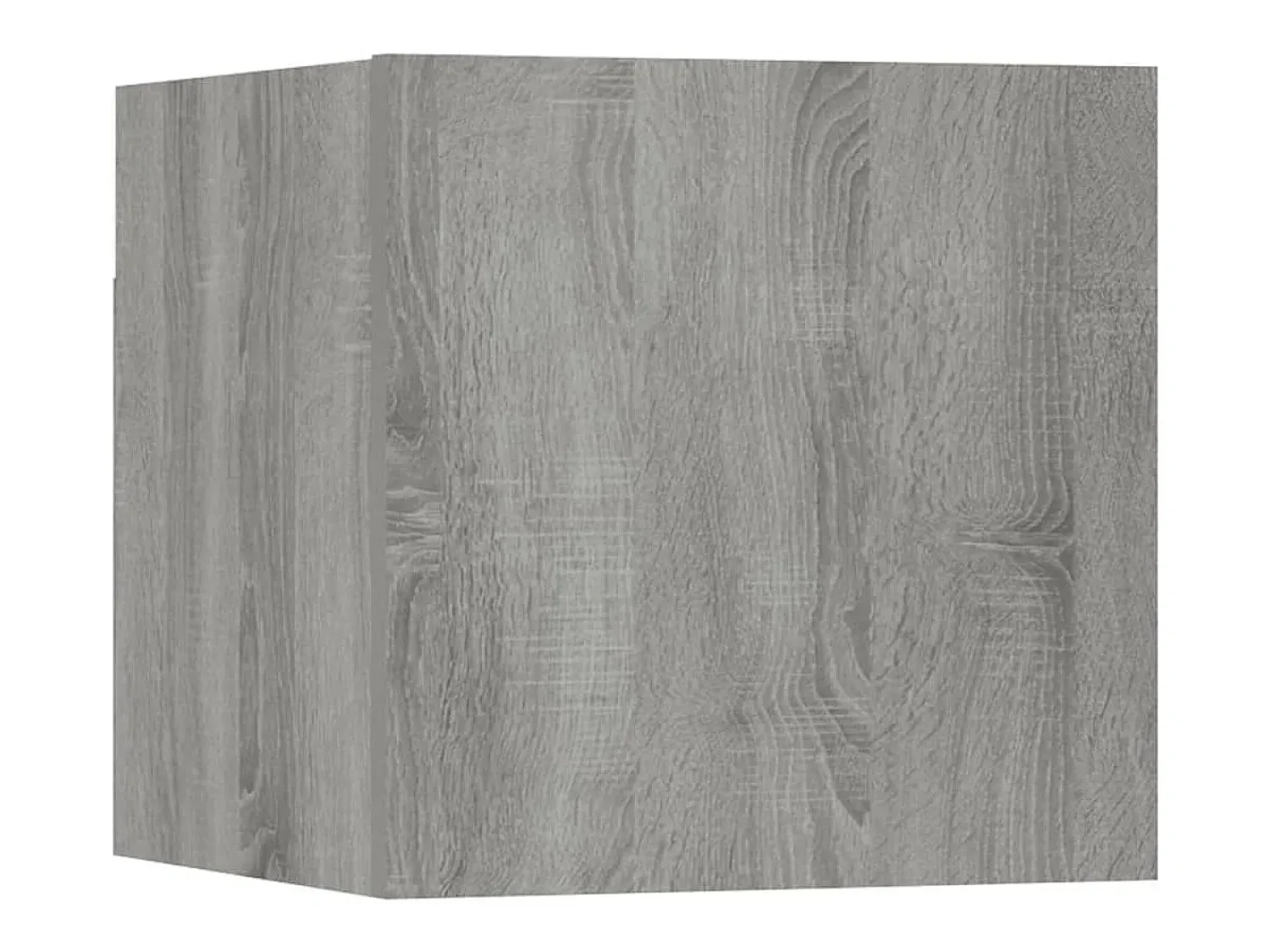 Clearance Helloshop26 Conjunto de móveis Sonoma de 8 peças em madeira engenheirada (armário aparador suporte para TV sala de estar quarto sala de TV) na cor cinza (02_0025327) Castanho