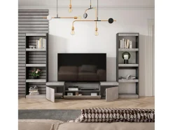 Skraut Home Conjunto de móveis TV, 320x35x186cm, Para televisores até 80