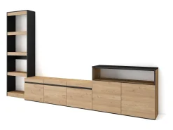 Skraut Home Conjunto de móveis TV, 310x35x186cm, Para televisores até 65