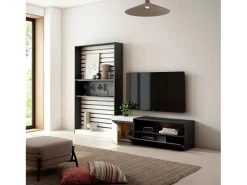 Hot Skraut Home Conjunto de móveis TV, 260x35x186cm, Para televisores até 65